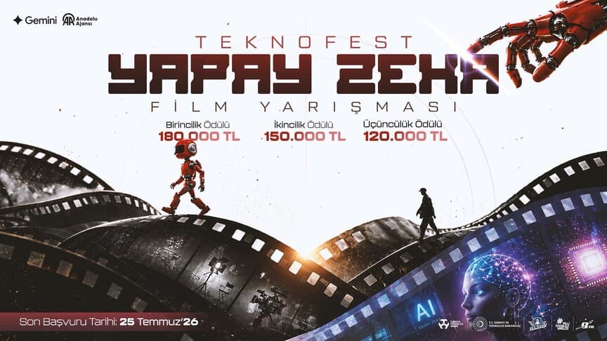 T3 Vakfı, AA ve Gemini işbirliğiyle Yapay Zeka Film Yarışması başladı