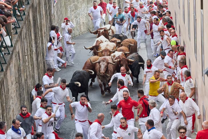 İspanya'daki San Fermin festivalinde 8 günde 70'ten fazla yaralı