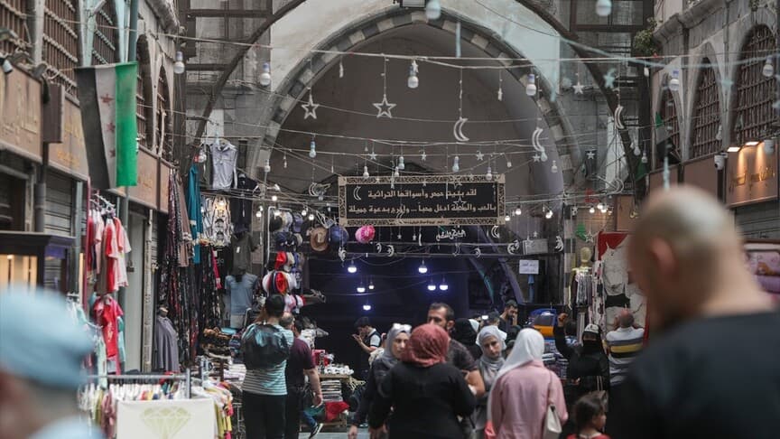 Suriye'deki Osmanlı Kapalı Çarşısı restorasyonla yeniden canlanıyor