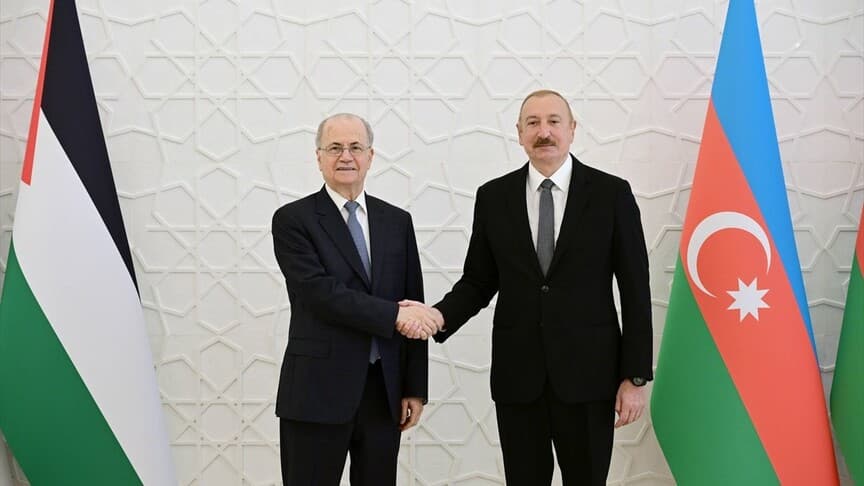 Aliyev, Filistin Başbakanı Mustafa ile görüştü