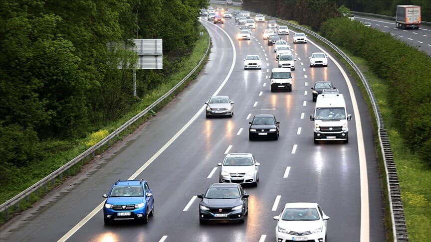 Haziranda trafikte 194 bin 740 aracın kaydı yapıldı
