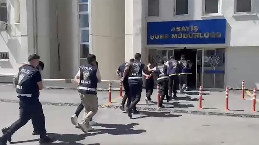 Başkentte organize suç operasyonunda 12 kişi tutuklandı