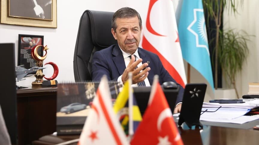 KKTC Dışişleri Bakanı Ertuğruloğlu: Türkiye müdahale hakkını koruyacak