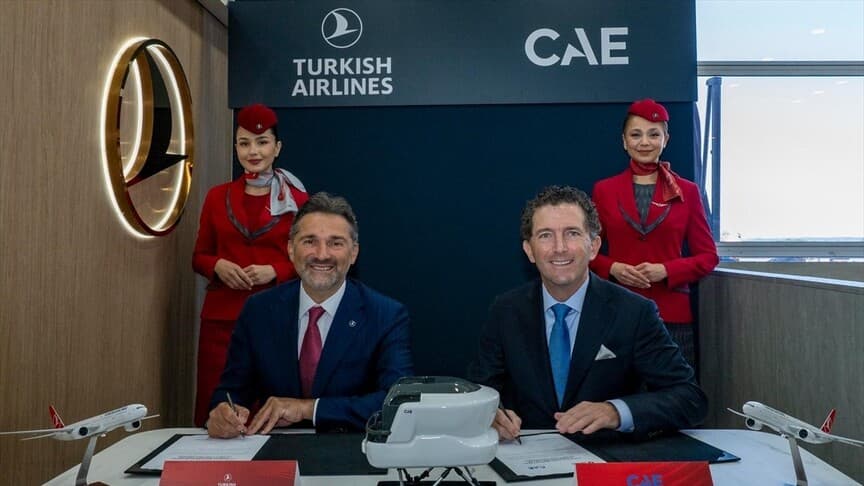 Türk Hava Yolları, CAE ile simülatör anlaşması imzaladı