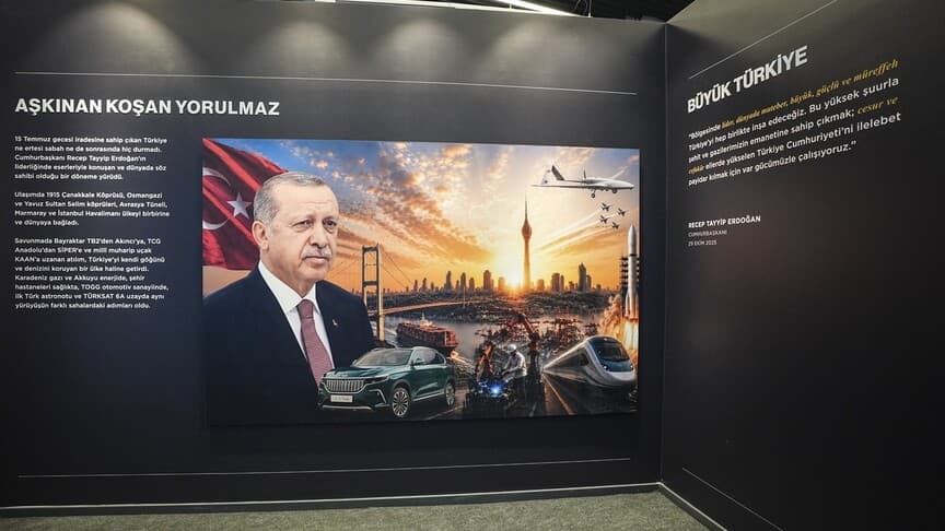 VakıfBank'ta 'İrade Bizim, Zafer Bizim' sergisi açıldı