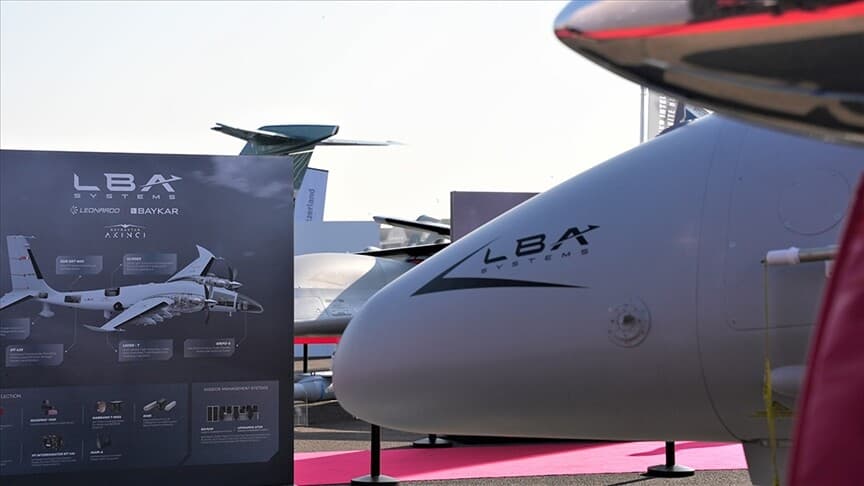 Baykar ve Leonardo, yeni İHA Astore Levante'yi Farnborough'da tanıttı