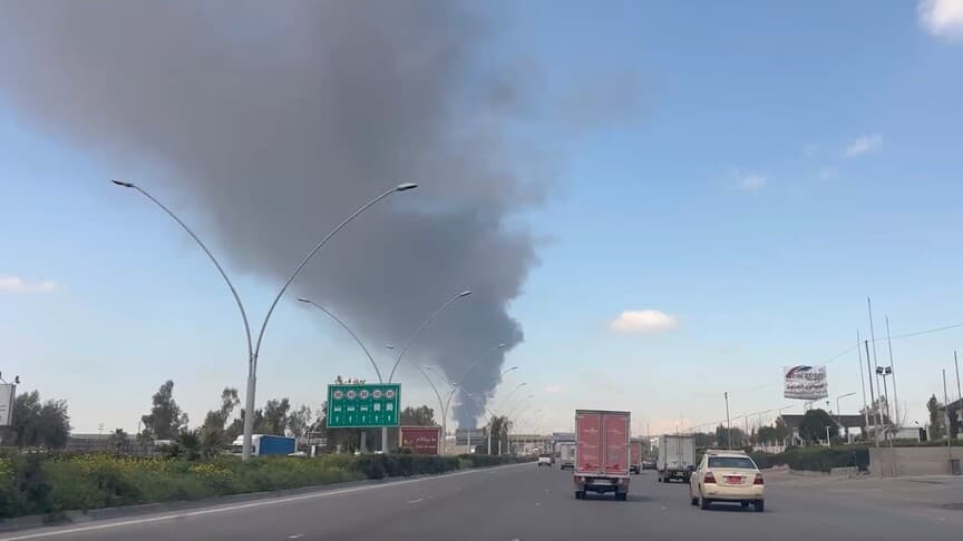 Erbil'de patlama sesleri duyuldu, 5 kamikaze İHA düşürüldü