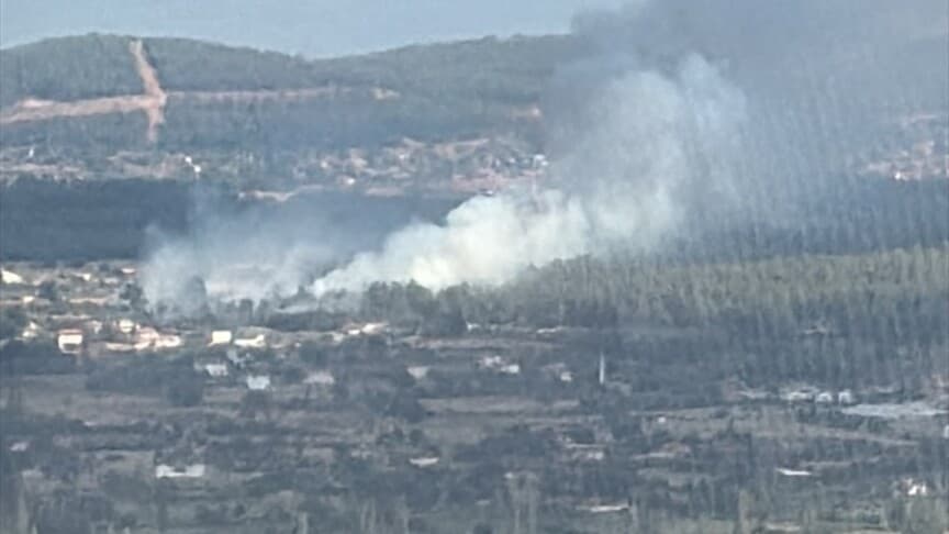 Muğla'daki orman yangınına havadan ve karadan müdahale ediliyor