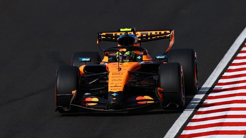Lando Norris, Macaristan Grand Prix'sini kazandı