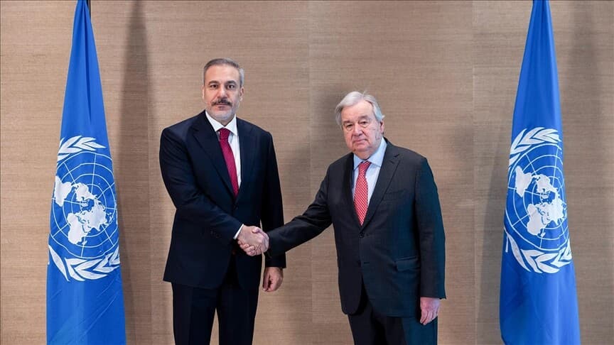 Bakan Fidan, BM Genel Sekreteri Guterres ile telefonla görüştü