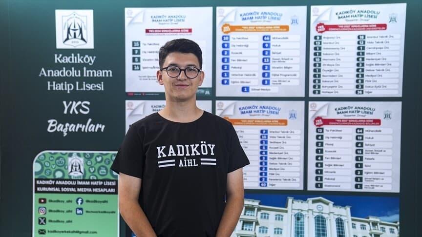 Kadıköy Anadolu İmam Hatip Lisesi YKS'de iki dereceli başarı elde etti