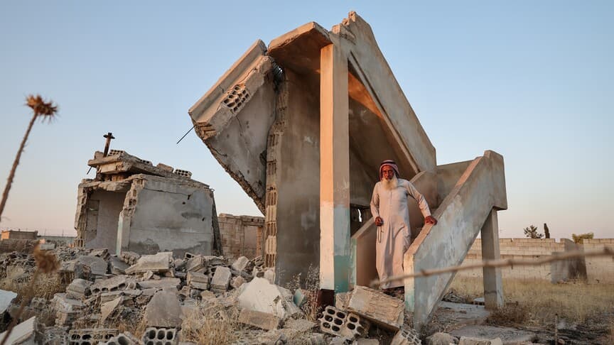 75 yaşındaki Suriyeli, 12 yıl sonra döndüğü köyünde evini bulamadı