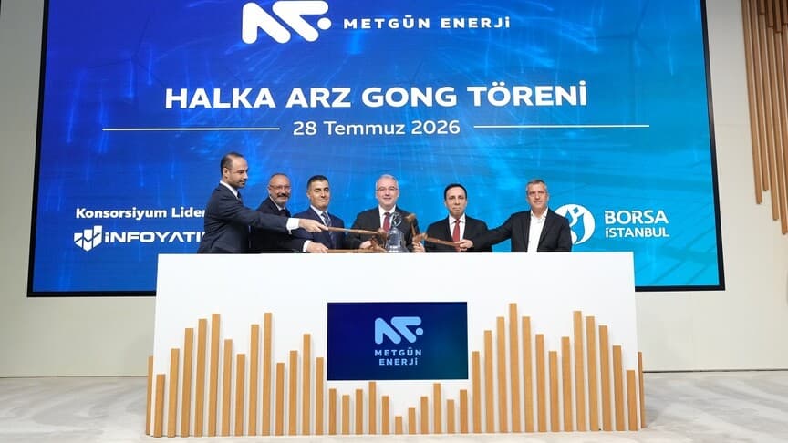 Metgün Enerji Yatırımları AŞ, Borsa İstanbul'da işlem görmeye başladı