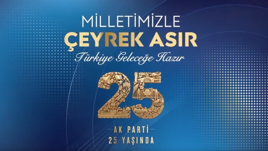 AK Parti'nin 25. kuruluş yılı logosu tanıtıldı
