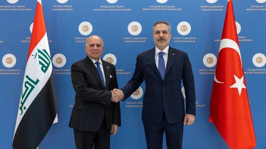 Dışişleri Bakanı Fidan, Iraklı mevkidaşı Hüseyin ile Ankara'da bir araya geldi