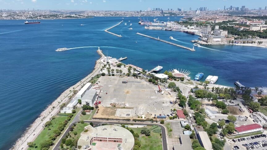 Kadıköy Rıhtım Camisi'nin inşaatına başlandı