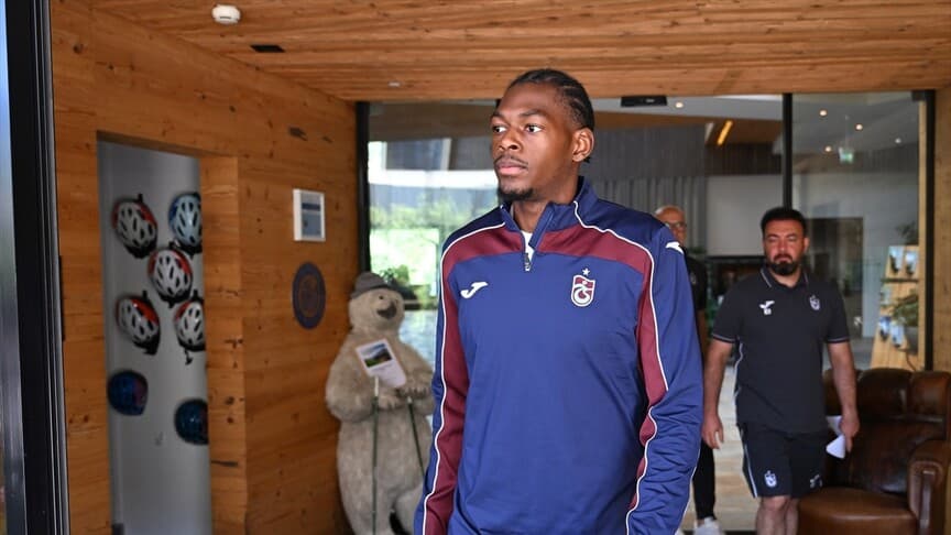 Rene Mitongo, Trabzonspor'un Avusturya kampına katıldı