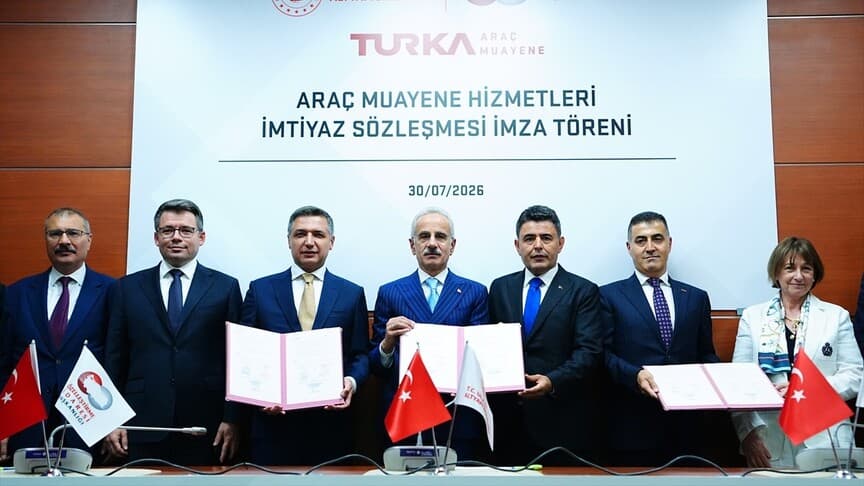 Araç muayene hizmetlerinde yeni dönemin sözleşmeleri imzalandı