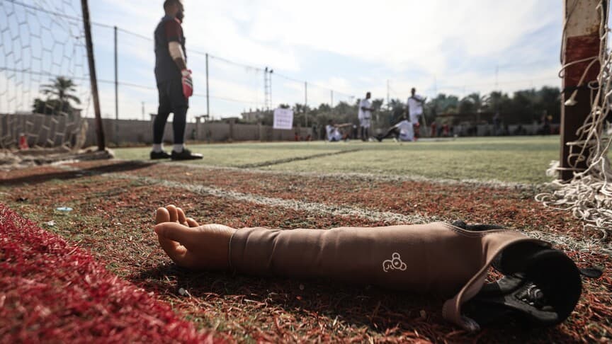 Filistin, İsrail'in Gazze'deki sporculara yönelik suçlamalarını protesto etti