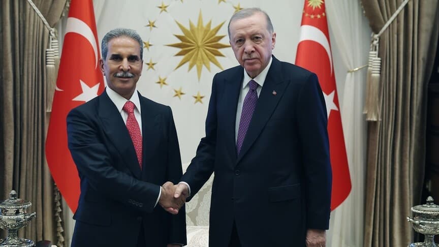 Cumhurbaşkanı Erdoğan, Irak Yüksek Yargı Konseyi Başkanı Zeydan ile görüştü
