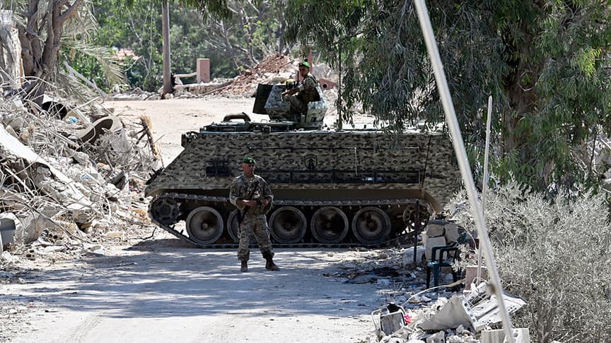 Lübnan ordusu, İsrail'in saldırılarına karşı konuşlanmaya hazır