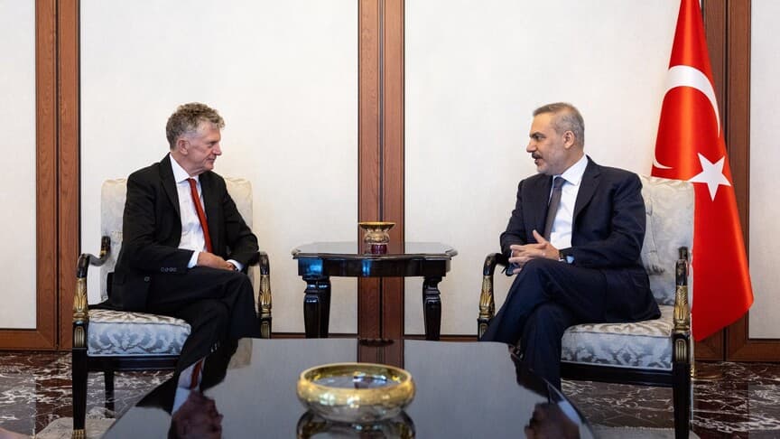 Dışişleri Bakanı Fidan, İngiltere'nin Ulusal Güvenlik Danışmanı Powell ile görüştü