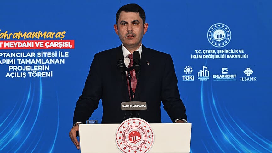 Bakan Kurum, Kahramanmaraş'a 4 bin 500 sosyal konut yapılacağını açıkladı