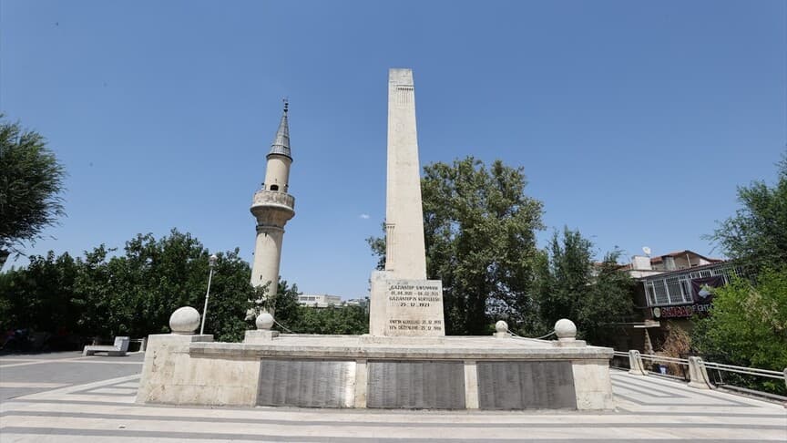Gaziantep'teki tarihi camide Fransız işgaline ait mermiler bulundu