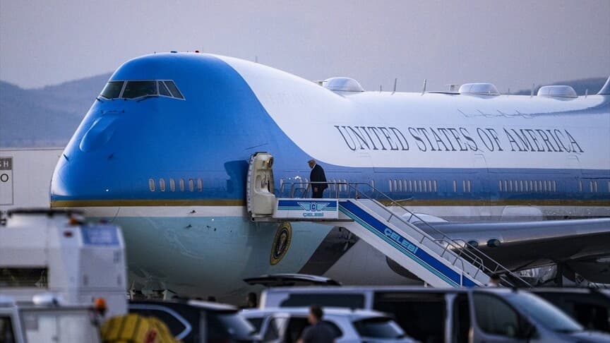 Trump, İsrail kaynaklı İran tehdidi istihbaratı nedeniyle uçağını değiştirdi