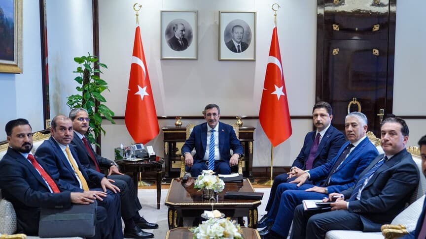 Cumhurbaşkanı Yardımcısı Yılmaz, Iraklı yetkili Lami'yi kabul etti