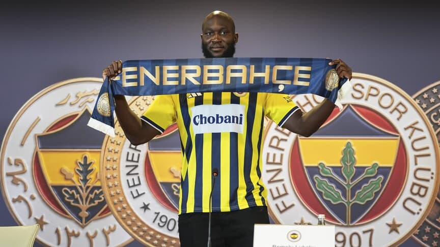 Fenerbahçe, Romelu Lukaku için imza töreni gerçekleştirdi