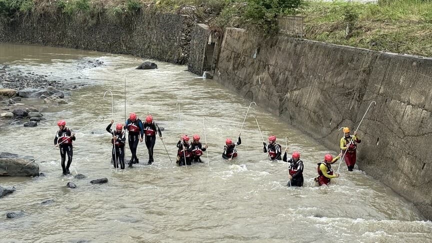 Giresun'da selde kaybolan 2 kişi için arama çalışmaları devam ediyor