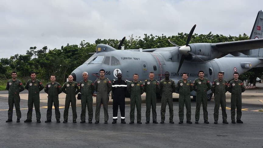 Mehmetçik Senegal'de hava sahası ve deniz alanlarında görev yaptı