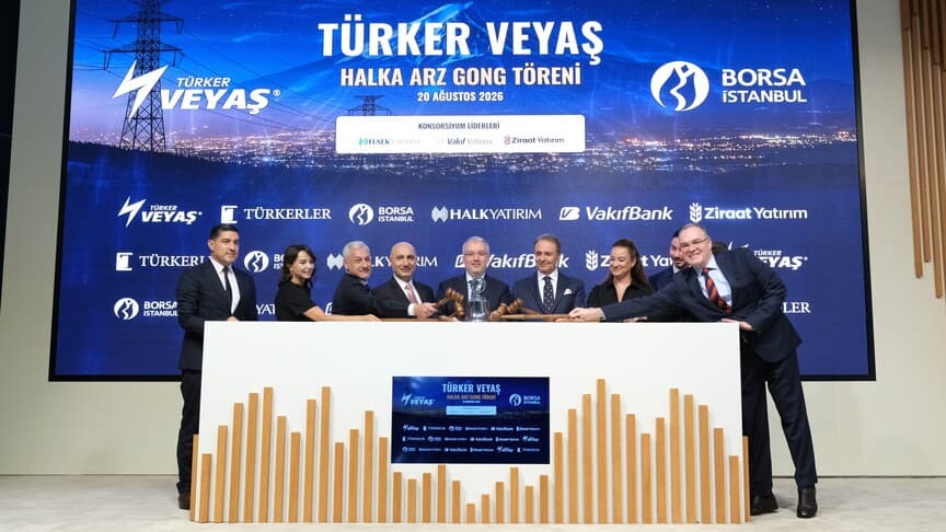 Türker Vangölü Enerji Yatırım AŞ, Borsa İstanbul'da işlem görmeye başladı