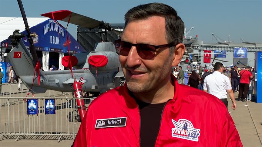ROKETSAN Genel Müdürü Murat İkinci TEKNOFEST Mavi Vatan'da açıklamalarda bulundu