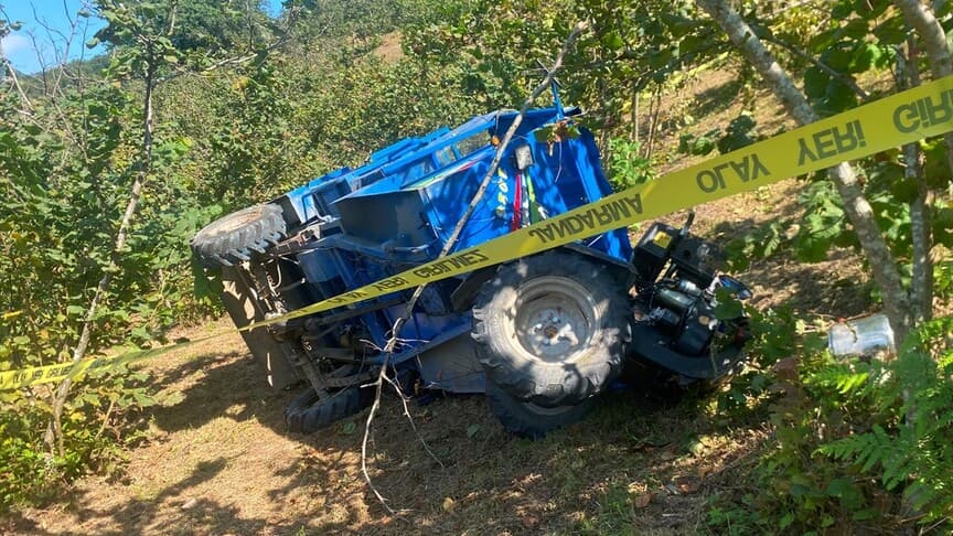 Ordu'da tarım aracı devrildi, 2 kişi hayatını kaybetti, 11 kişi yaralandı
