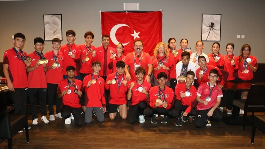 Türkiye, İşitme Engelliler Avrupa Gençlik Oyunları'nda 33 madalya kazandı