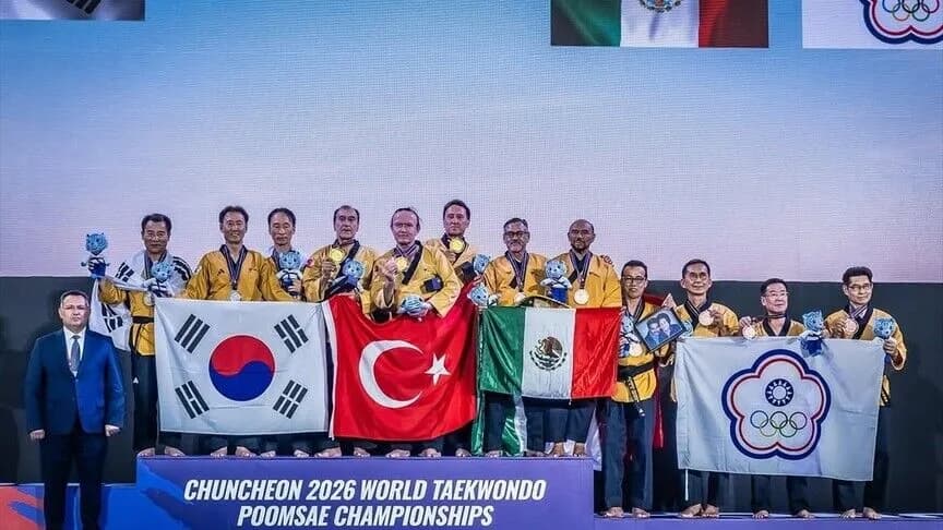 Türkiye, Dünya Tekvando Poomsae Şampiyonası'nda 3 madalya kazandı