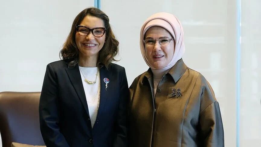 Emine Erdoğan, Brezilya Devlet Başkanı'nın eşiyle bir araya geldi