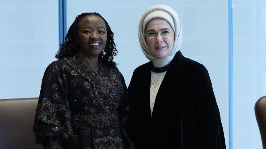 Emine Erdoğan, Kenya Cumhurbaşkanı'nın eşi Rachel Ruto ile buluştu