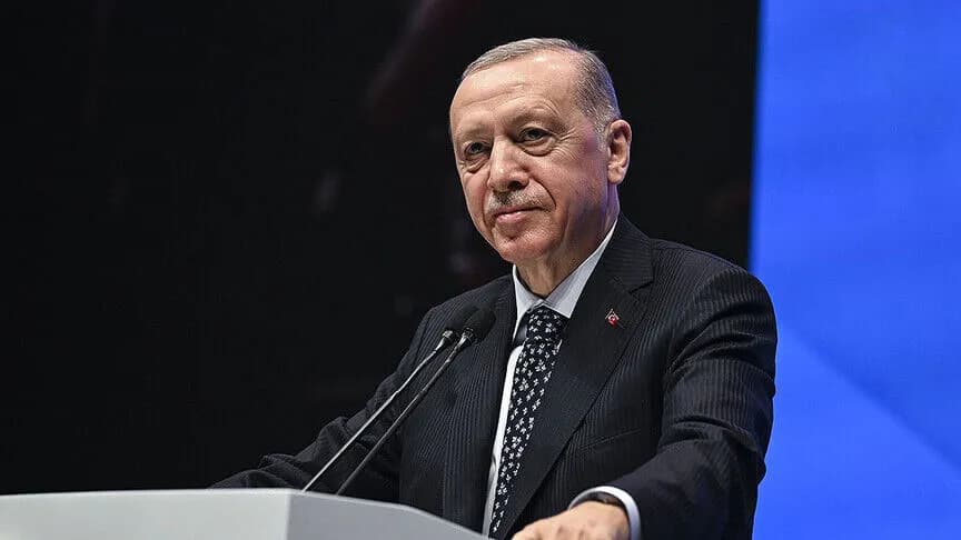 Cumhurbaşkanı Erdoğan New York'ta etkinlikte konuşma yapıyor