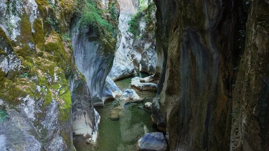 Kastamonu'daki Saltuklu Kanyonu doğa severleri bekliyor