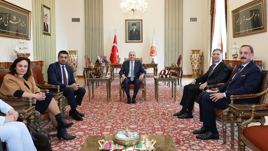 TBMM Başkanı Kurtulmuş, Yüksel'i kabul etti