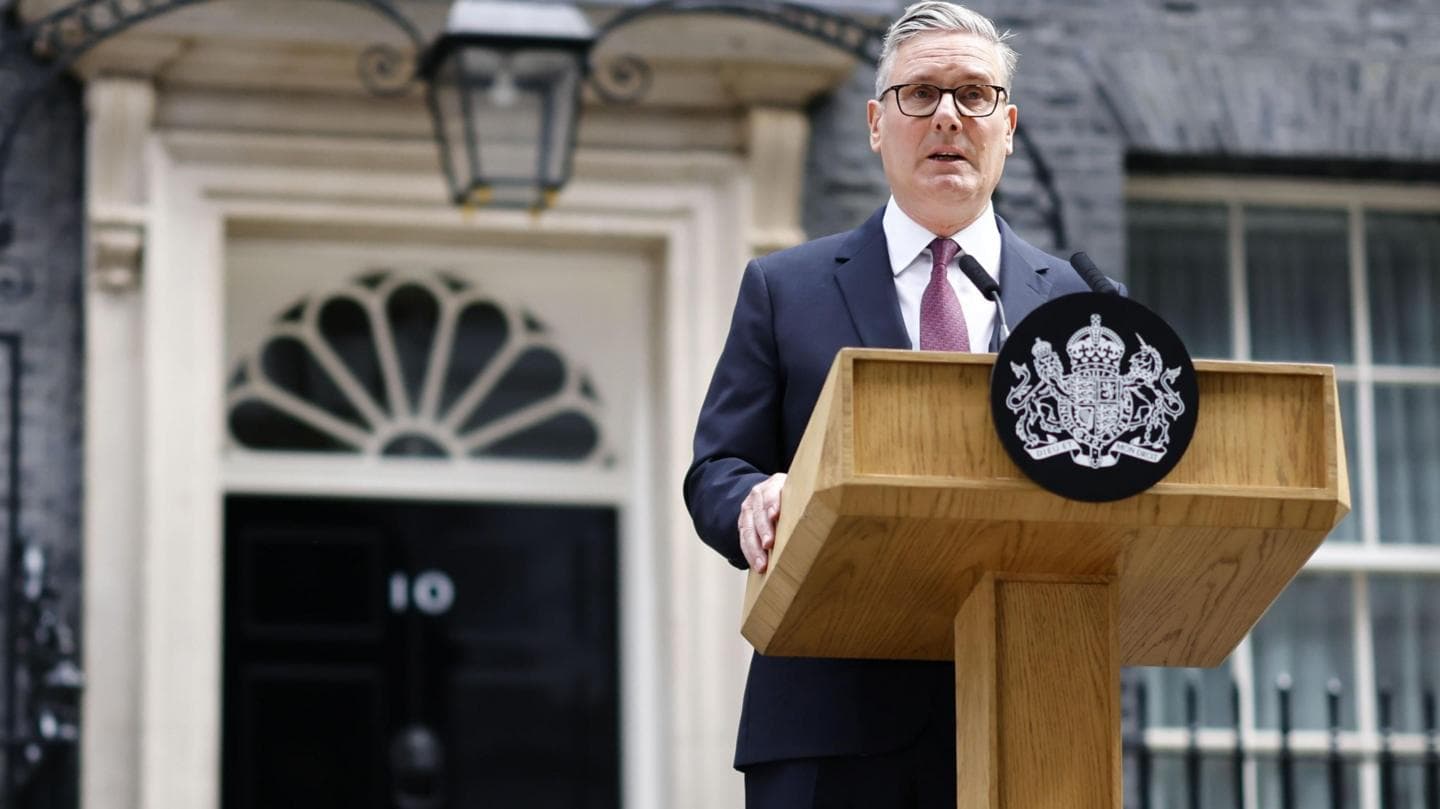 Prime Minister Keir Starmer Announces Resignation in Downing Street Speech