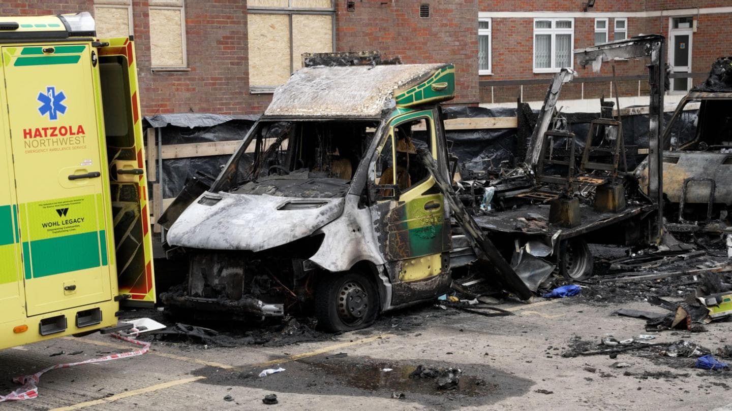 Eighteen-Year-Old Charged in Connection with Golders Green Ambulance Arson