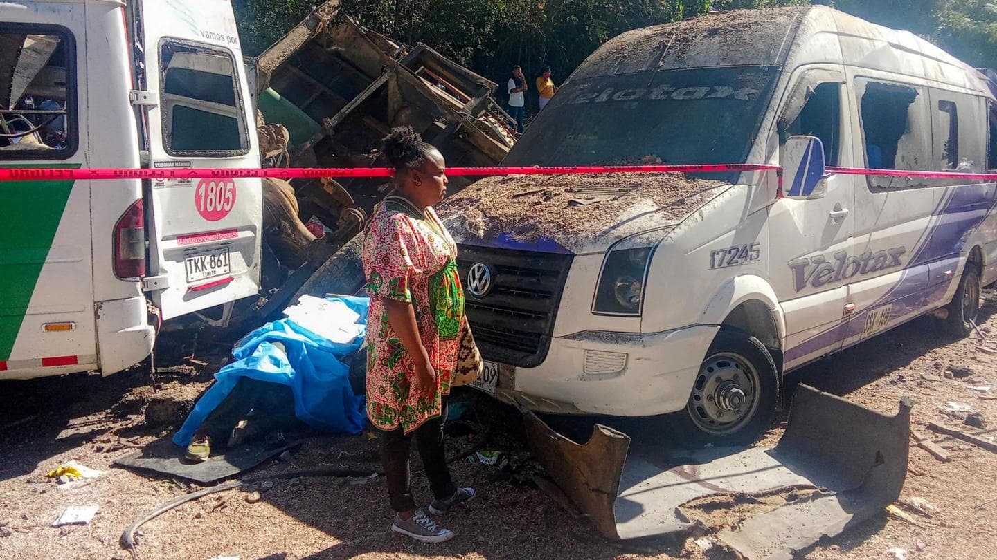 Death toll in Colombia highway bus bomb attack rises to 20