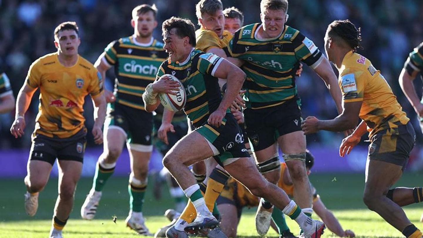 Northampton return to top with narrow win over bottom side Newcastle
