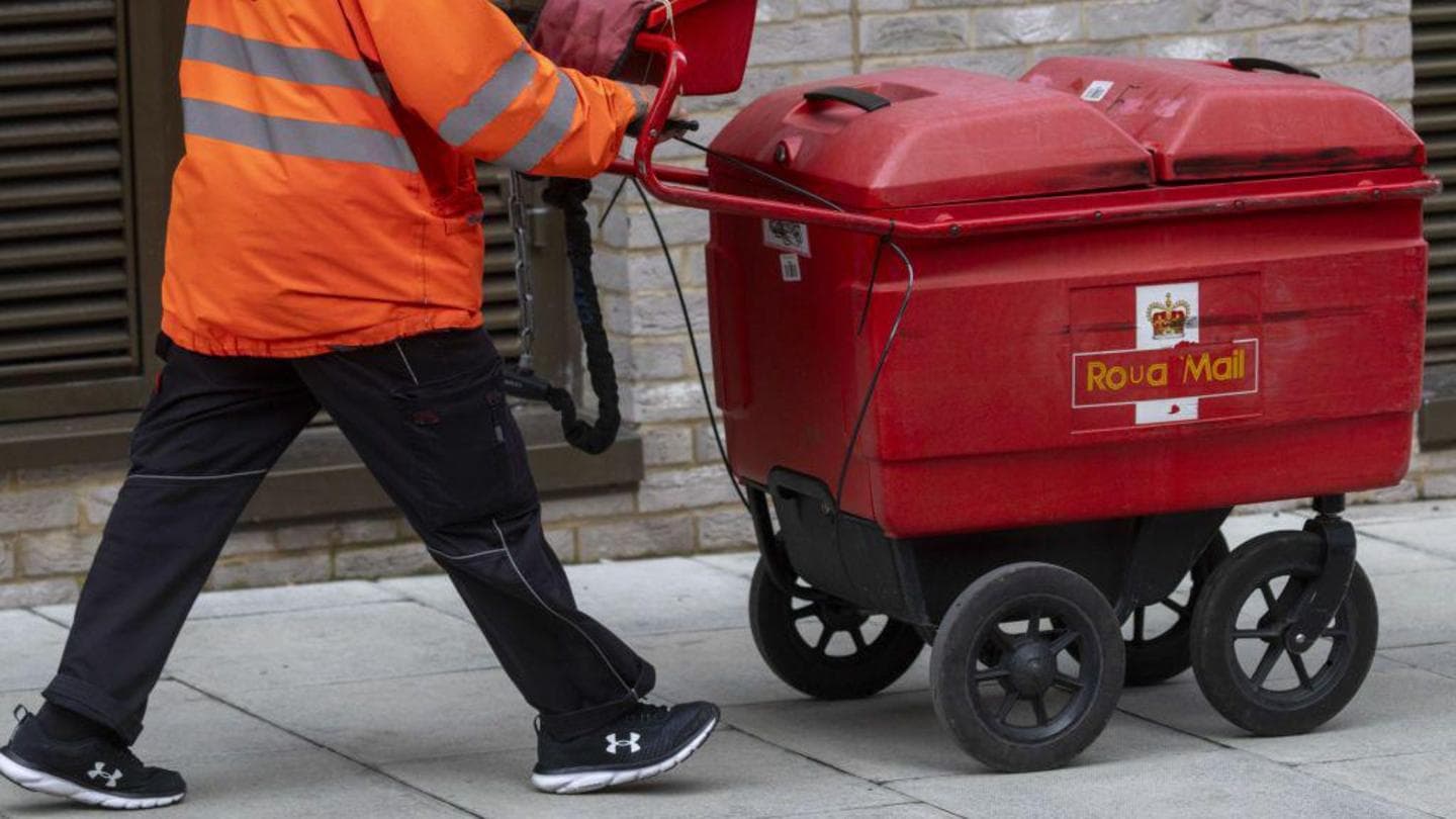 Royal Mail reports that only 75% of first class mail is delivered on time