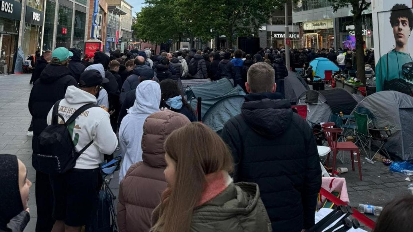 Long Lines Form at Swatch Stores for £335 Limited Edition Watch
