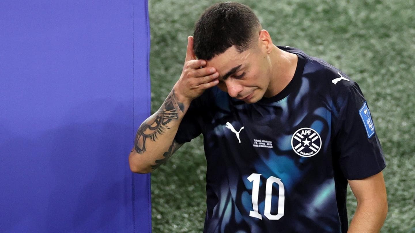 Miguel Almiron Becomes First Player Sent Off for Covering Mouth During Match